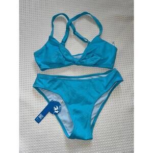 Cupshe Light Blue Bikini Set Women's Size XS New with Tags